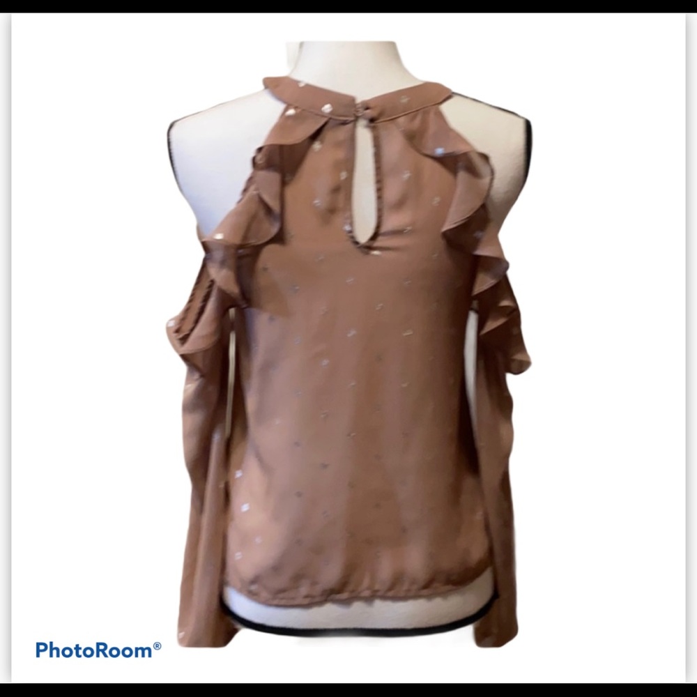 Aeropostale Cold Shoulder Long Sleeve blouse